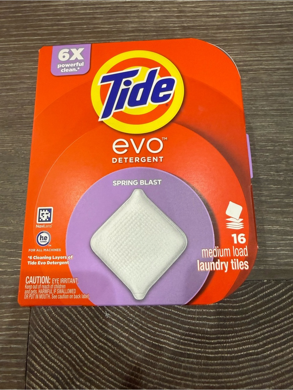 NWT Evo Spring Blast Laundry Tiles, Purple - 16 Count